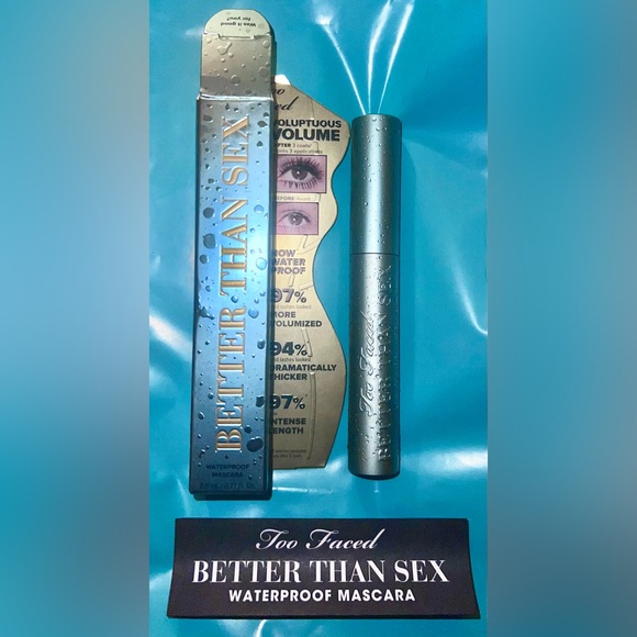 Too Faced Better Than Sex Waterproof Mascara - Black. - Picture 4 of 7